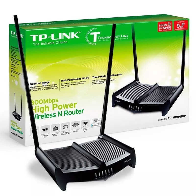 Router Wi-fi Tp-link Rompe Muro TL-WR841HP Alta Potencia